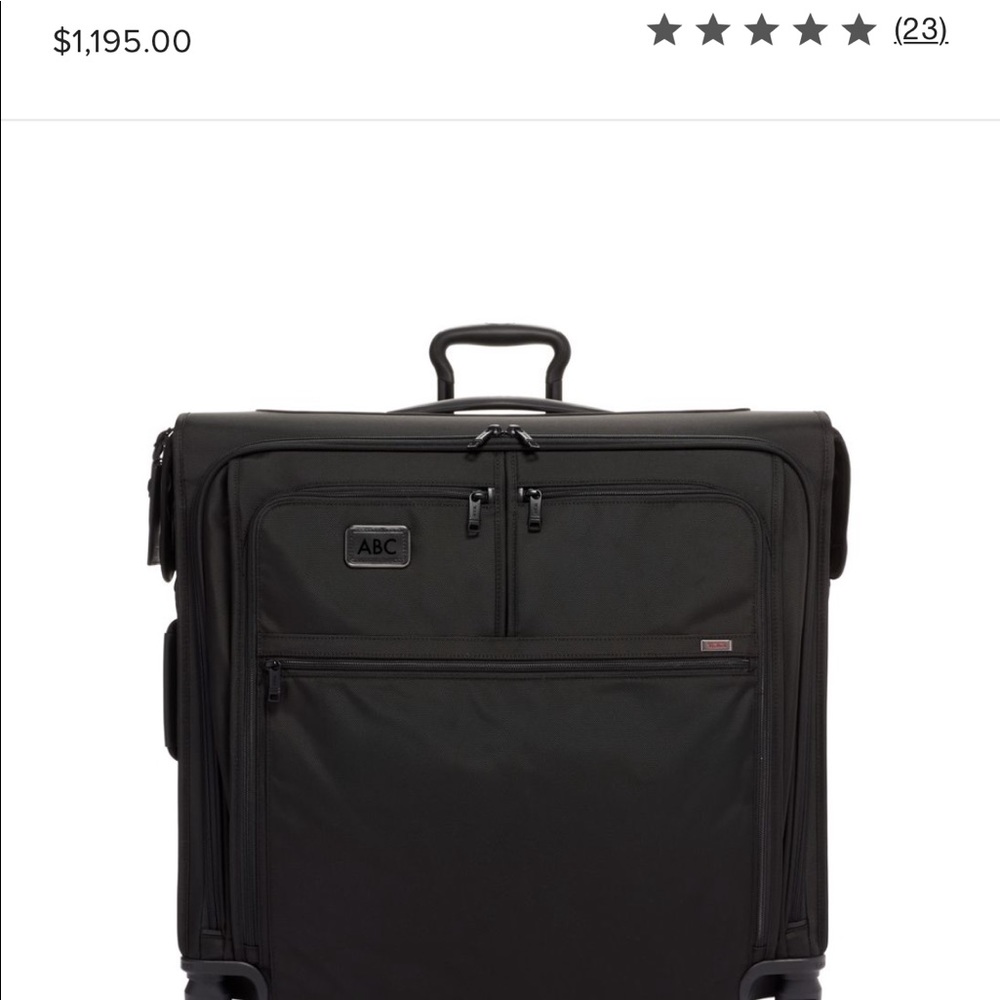TUMI extended trip wheeled garmet bag - black